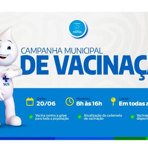 Itapoá faz mutirão de vacinação sábado com gripe e caderneta em dia