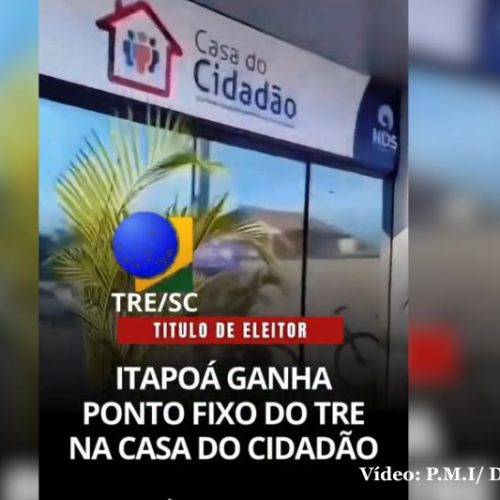 Itapoá ganha ponto fixo do TRE na Casa do Cidadão