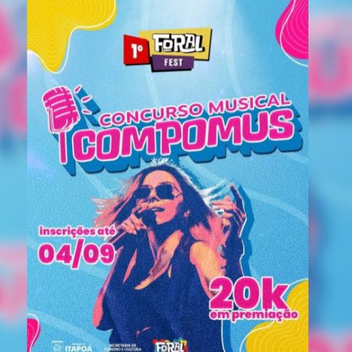 Itapoá realiza o 1º Foral Fest com shows, oficinas e concurso musical