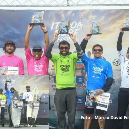 Itapoá sedia campeonato e consagra campeões do The Legends e Longboard