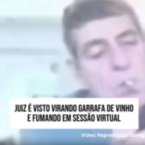 Juiz é afastado após beber vinho e fumar durante sessão de julgamento do TJMG