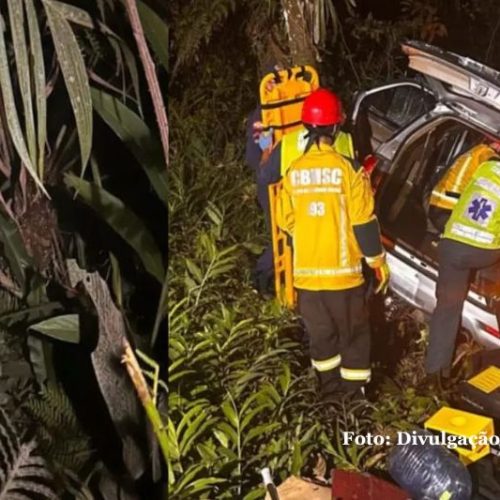 Motociclista morre em grave acidente na SC-416, em Garuva