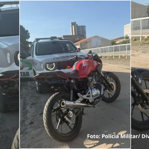Motociclista sem placa foge de abordagem da PM, bate em viatura e é detido em Itapoá