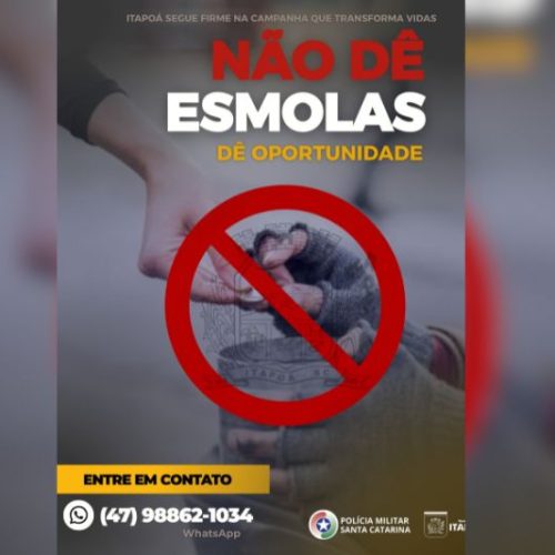 Não dê esmola dê oportunidade