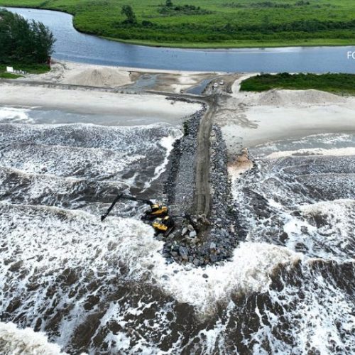 Novo acesso ao mar em Itapoá entra em nova fase de obras
