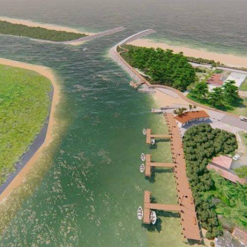 Obra no canal da Barra do Saí terá interdição temporária do acesso ao rio a partir de agosto