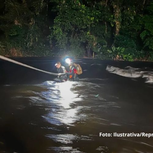 Operação de resgate em Garuva