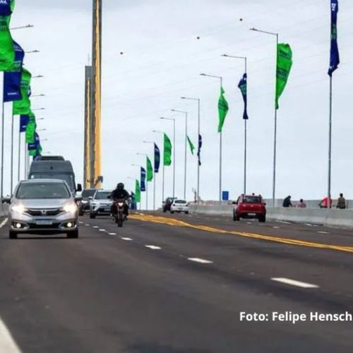 Ponte de Guaratuba passa a ter limite rígido para caminhões e veículos de carga