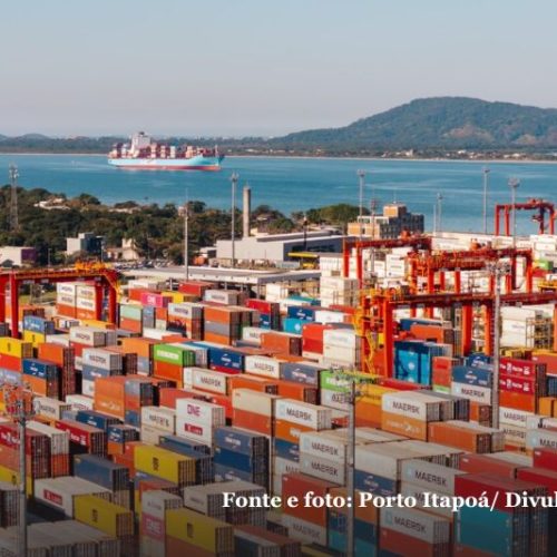 Porto Itapoá alcança liderança no Sul e assume a segunda posição no ranking nacional de contêineres