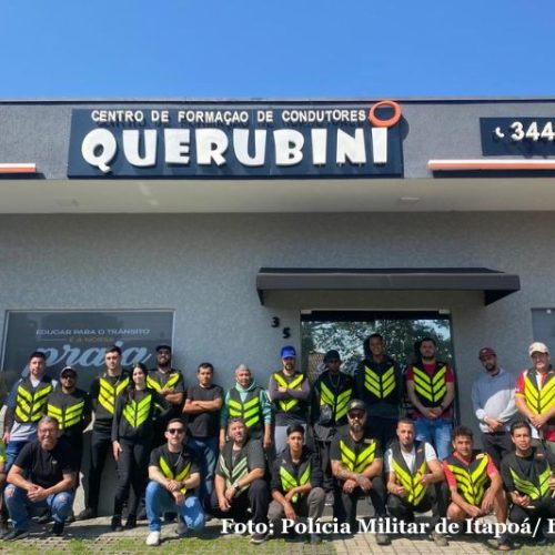 Primeira turma do curso de Motofrete conclui formação em Itapoá com sucesso