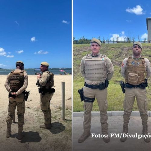 Subcomandante-Geral da PMSC visita 4ª Companhia em Itapoá durante a Operação Estação Verão