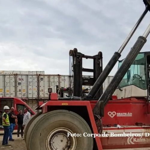 Trabalhador morre após acidente durante manutenção de empilhadeira em Itapoá