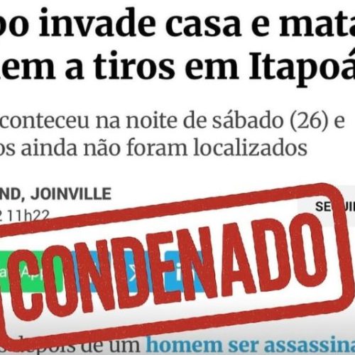Tribunal do Júri condena terceiro envolvido em homicídio ocorrido em 2022 em Itapoá