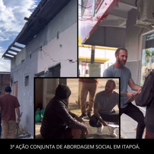 3ª Ação Conjunta de Abordagem Social em Itapoá.